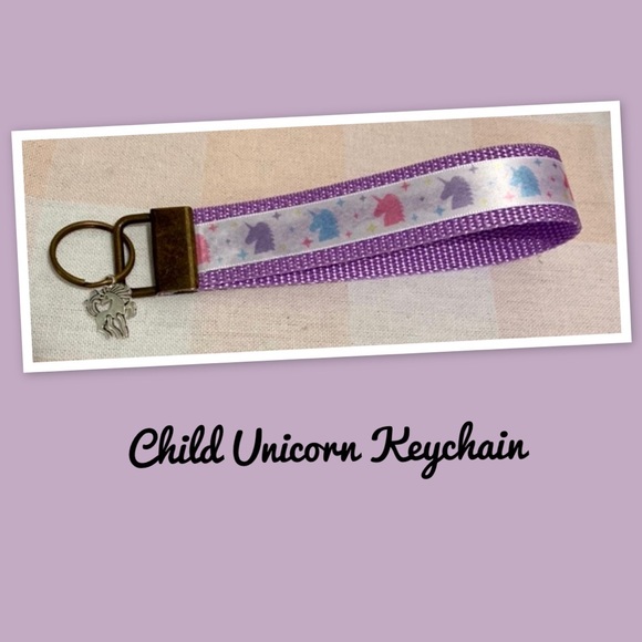 Child Keychain, Unicorn Keychain, Child Keychain - Picture 1 of 1